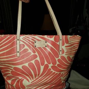 Kate Spade canvas tote